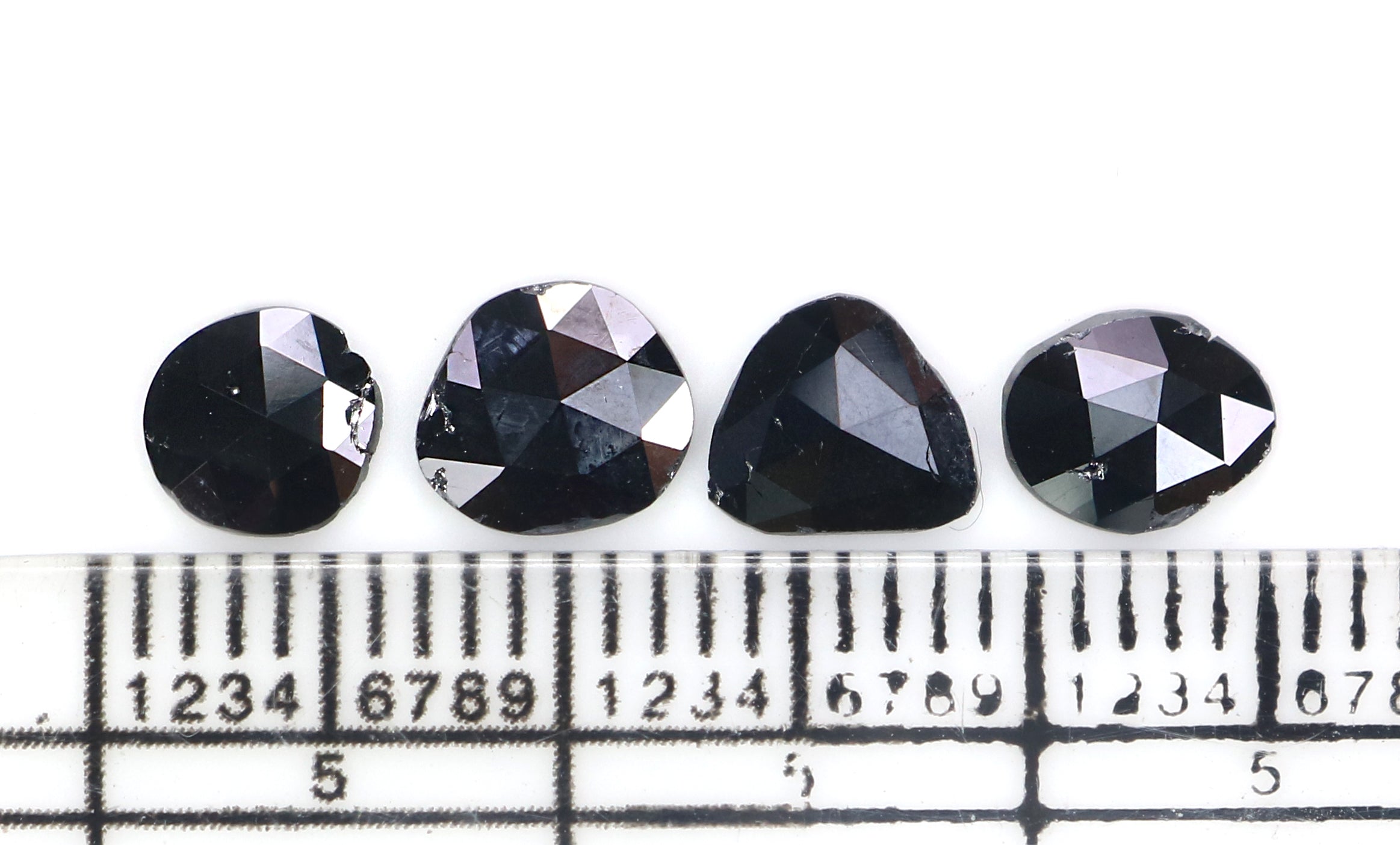 Natural Loose Slice Diamond, Natural Loose Diamond, Slice Black Color Diamond, Rose Cut Diamond, Irregular Cut 1.20 CT Slice Shape KR2625