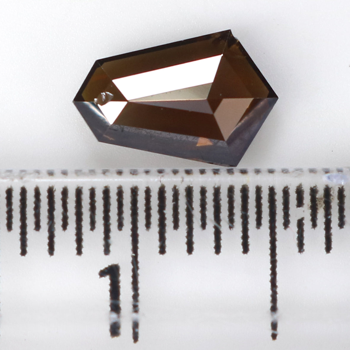 0.61 CT Natural Loose Shield Shape Diamond Brown Color Shield Cut Diamond 7.50 MM Natural Loose Brown Diamond Shield Rose Cut Diamond QL1755