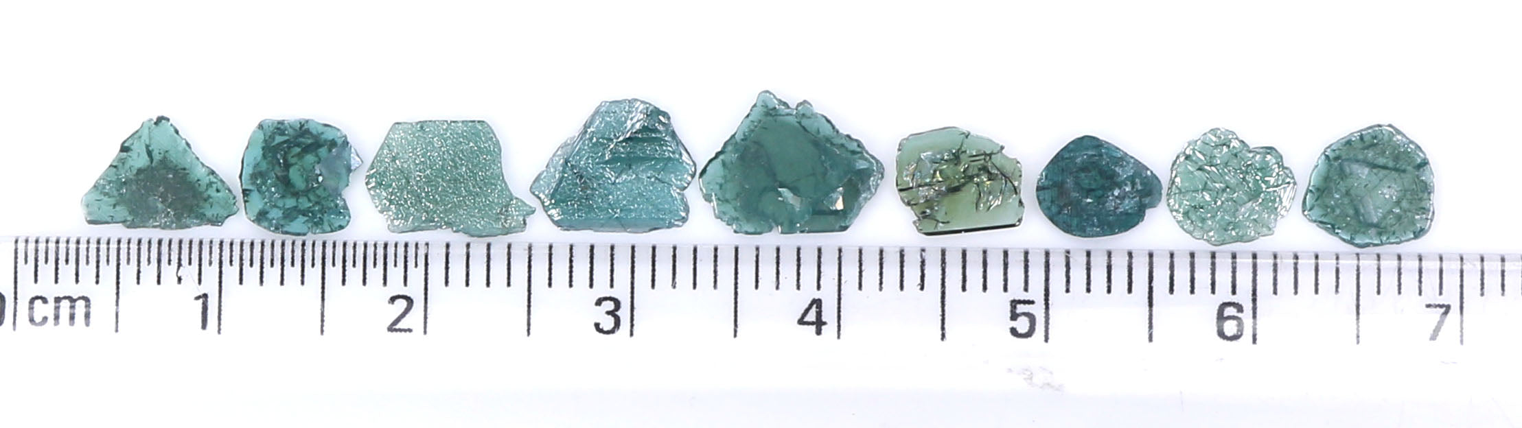 1.90 CT Natural Loose Slice Shape Diamond Blue Color Slice Cut Diamond 5.00 MM Natural Loose Blue Color Slice Irregular Cut Diamond LQ9173