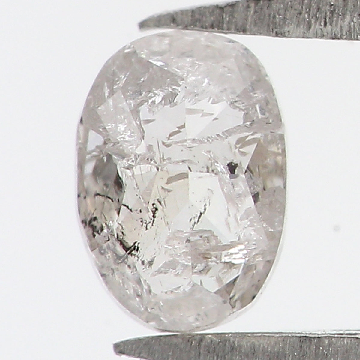 Natural Loose Oval Diamond Light Pink Color 0.17 CT 3.80 MM Oval Rose Cut Shape Diamond KR1446