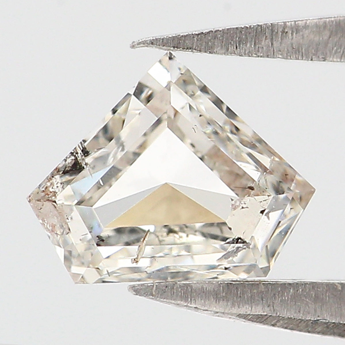 0.67 Ct Natural Loose Shield Diamond White-G Color Shield Cut Diamond 5.15 MM Natural Loose White-G Diamond Shield Rose Cut Diamond LQ2631