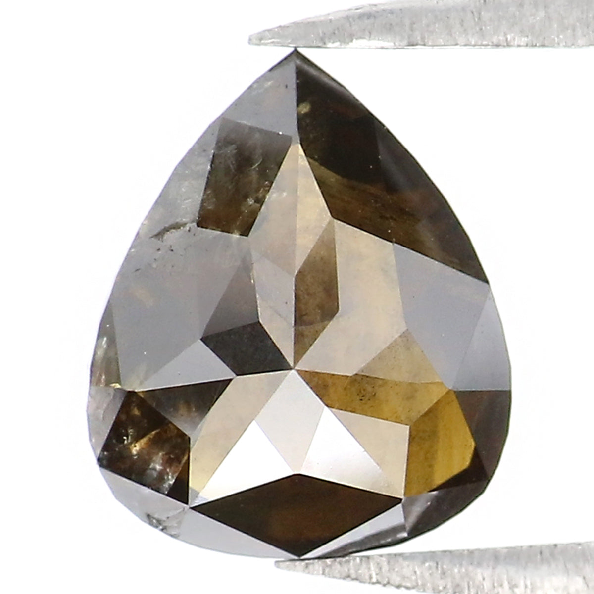 1.41 Ct Natural Loose Pear Shape Diamond Brown Color Pear Cut Diamond 7.80 MM Natural Loose Brown Color Pear Brilliant Cut Diamond LQ8075