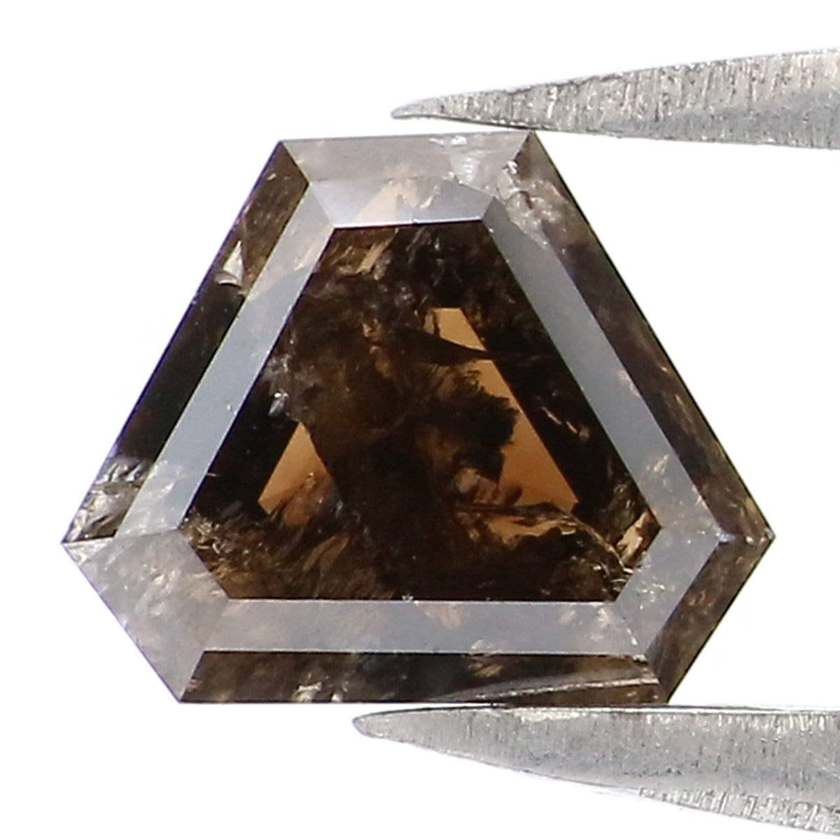 0.79 CT Natural Loose Triangle Diamond Brown Color Diamond Natural Loose Diamond 5.70 MM Triangle Cut Diamond Triangle Shape Diamond KQ1791
