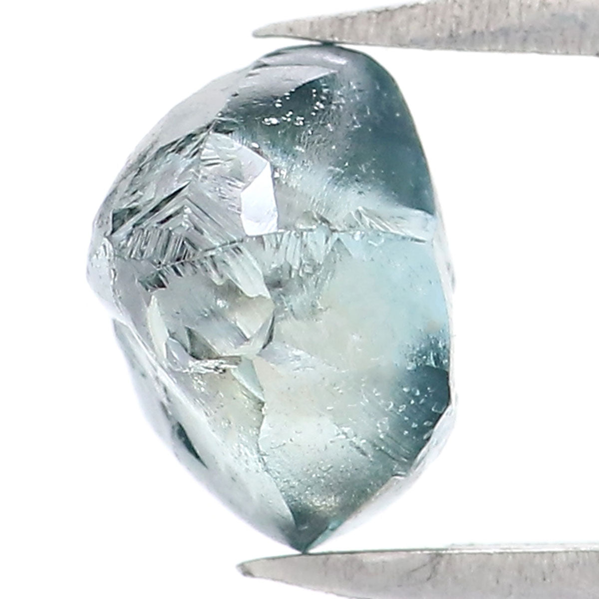 1.12 CT Natural Loose Rough Shape Diamond Blue Color Rough Cut Diamond 6.10 MM Natural Loose Blue Color Rough Irregular Cut Diamond QL2319