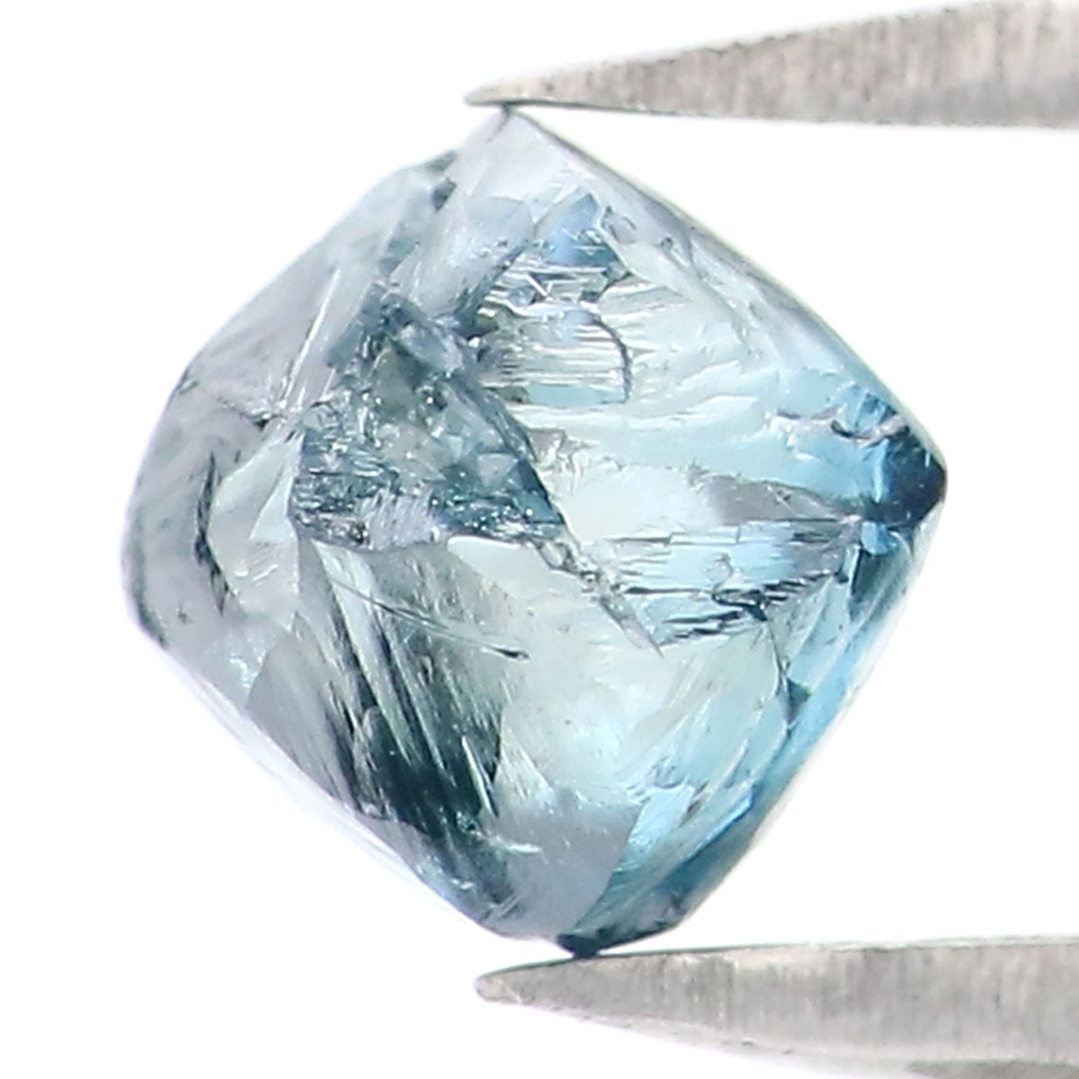 0.84 CT Natural Loose Rough Shape Diamond Blue Color Rough Cut Diamond 4.80 MM Natural Loose Diamond Rough Irregular Cut Diamond LQ2242