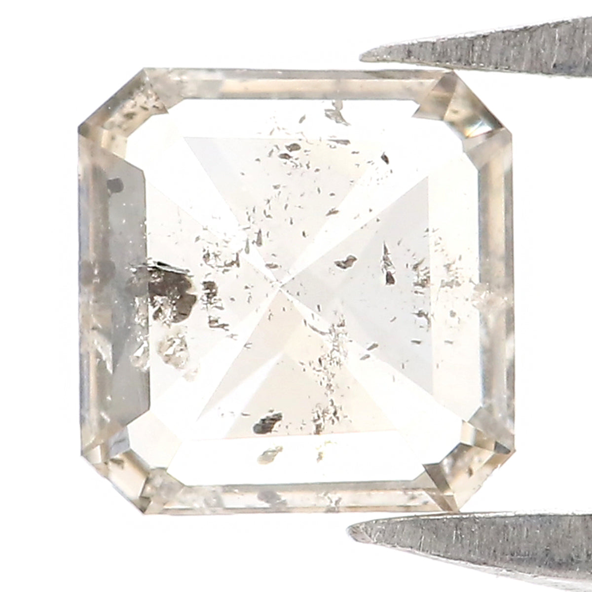 0.42 CT Natural Loose Radiant Shape Diamond Brown Color Radiant Cut Diamond 4.60 MM Natural Brown Diamond Radiant Rose Cut Diamond LQ5960