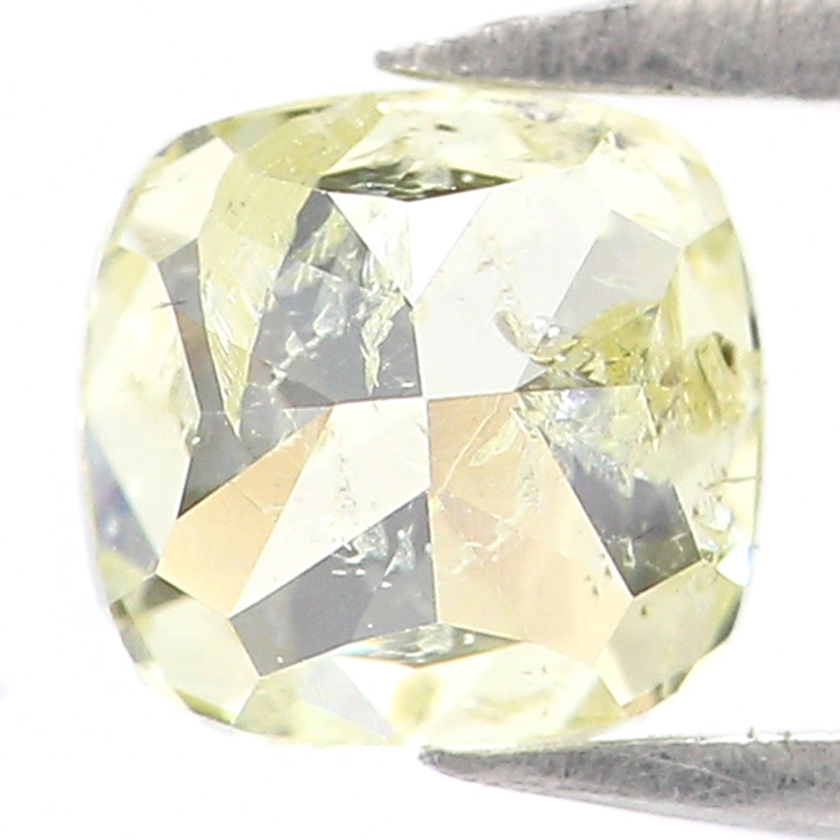 0.58 CT Natural Loose Cushion Shape Diamond Fancy Yellow Color Cushion Diamond 4.70 MM Natural Loose Cushion Brilliant Cut Diamond LQ6355
