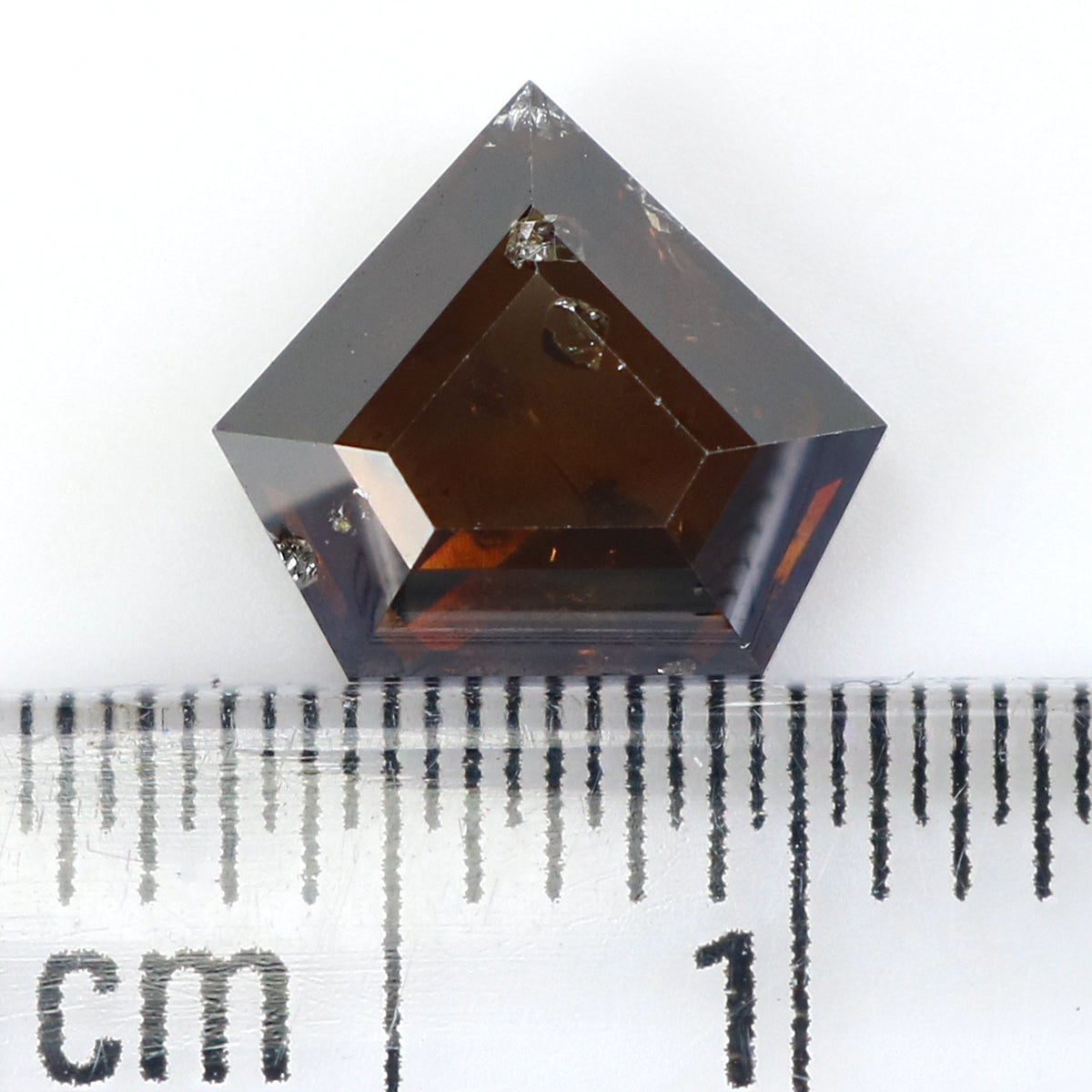1.49 CT Natural Loose Shield Shape Diamond Brown Color Shield Cut Diamond 7.40 MM Natural Loose Brown Color Shield Rose Cut Diamond LQ1661