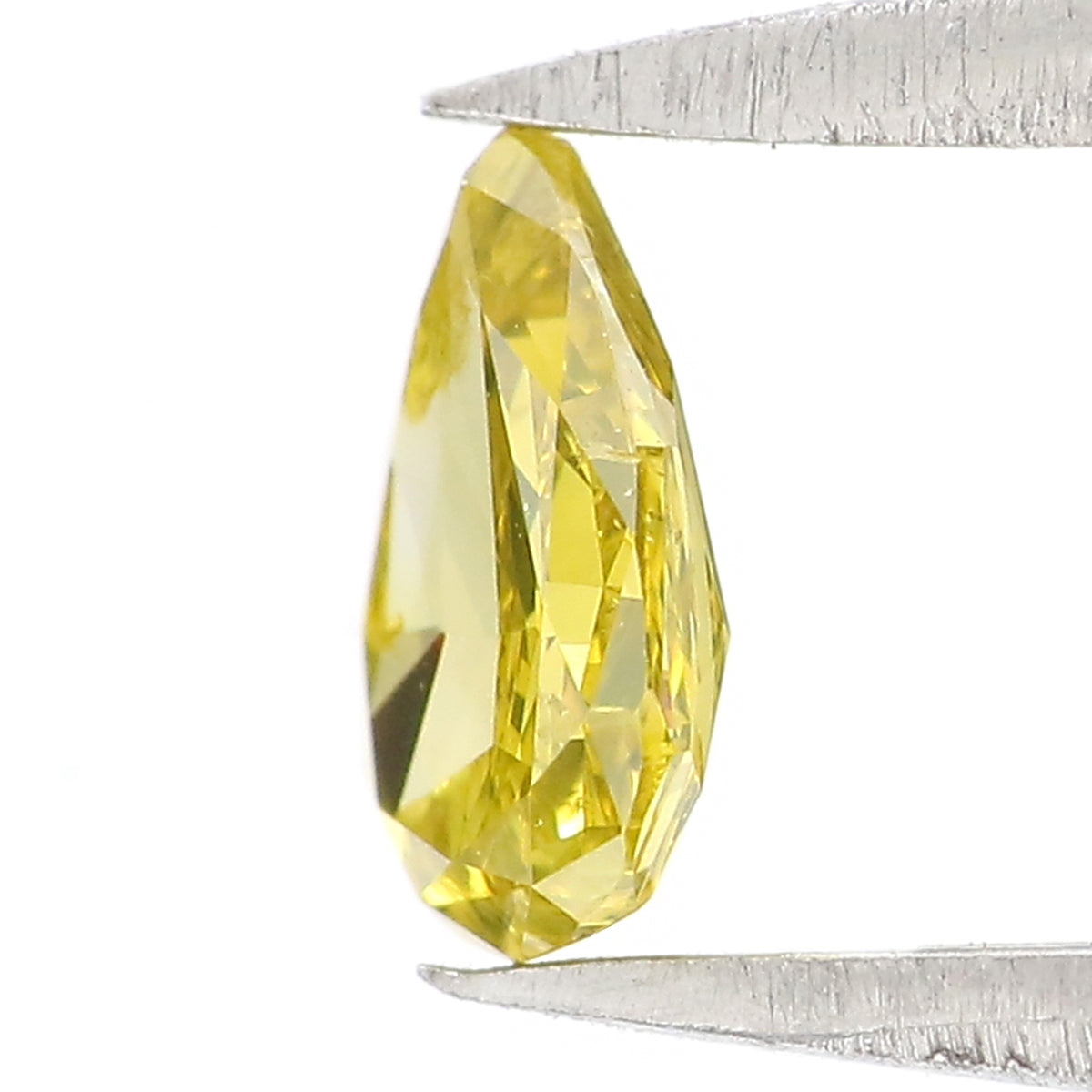 0.40 CT Natural Loose Pear Shape Diamond Yellow Color Pear Cut Diamond 5.85 MM Natural Loose Green Diamond Pear Brilliant Cut Diamond LQ6514