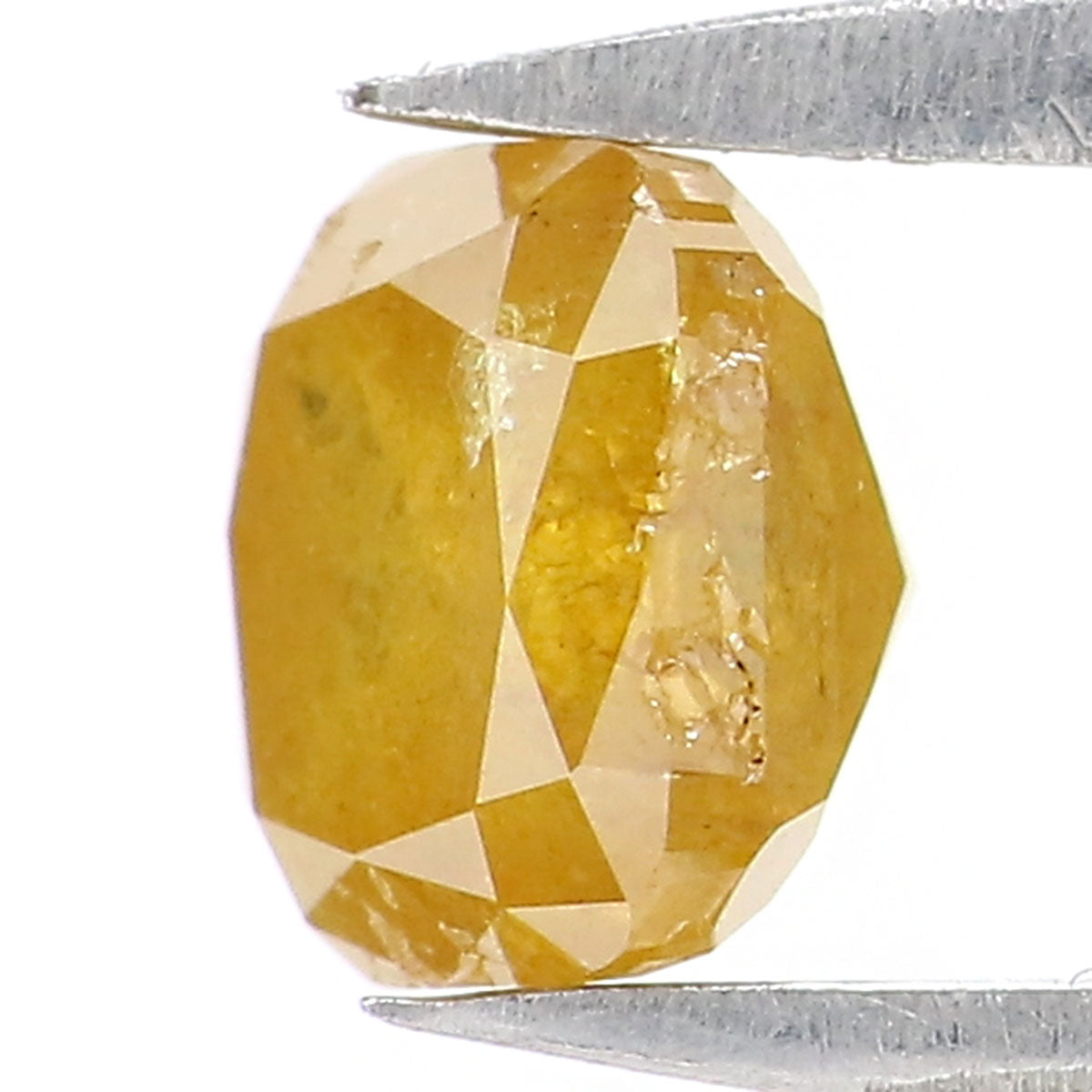 0.84 CT Natural Loose Cushion Shape Diamond Yellow Color Cushion Diamond 5.10 MM Natural Yellow Color Cushion Brilliant Cut Diamond KQ689