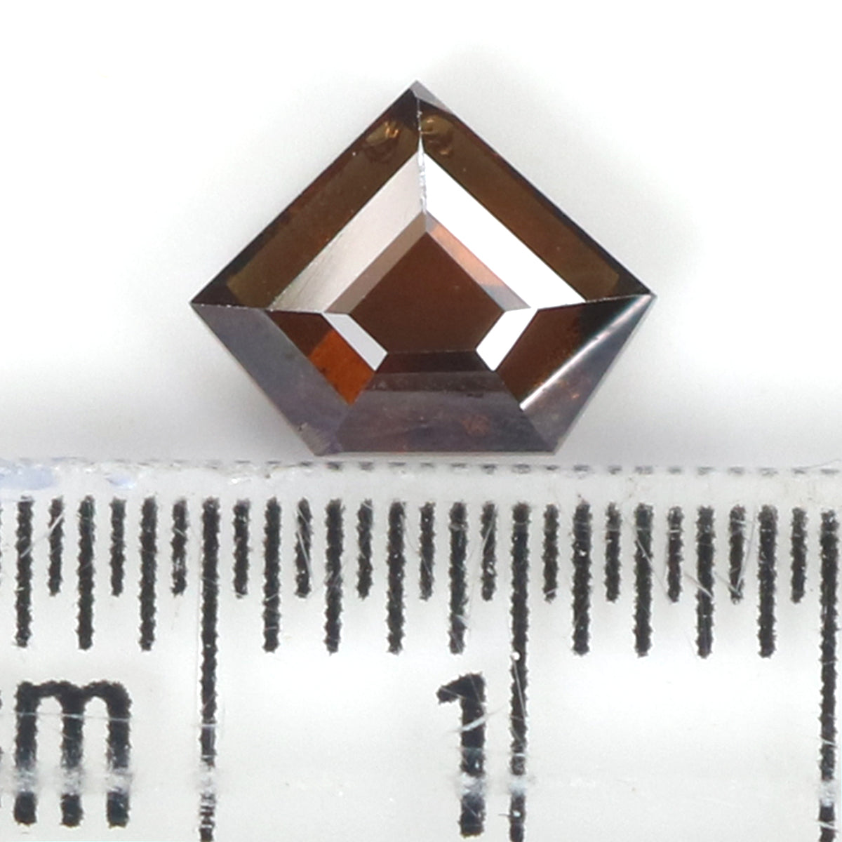 Natural Loose Shield Brown Color Diamond 0.83 CT 6.10 MM Shield Shape Rose Cut Diamond KDL1862
