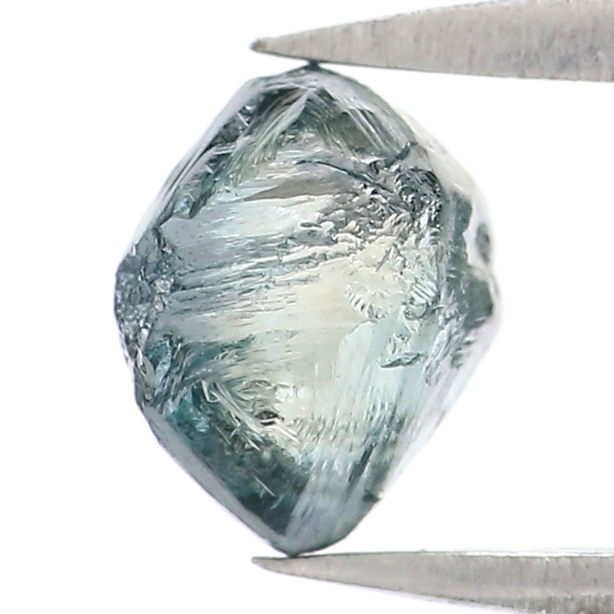 1.01 CT Natural Loose Rough Shape Diamond Blue Color Rough Cut Diamond 5.80 MM Natural Loose Blue Diamond Rough Irregular Cut Diamond QL2323