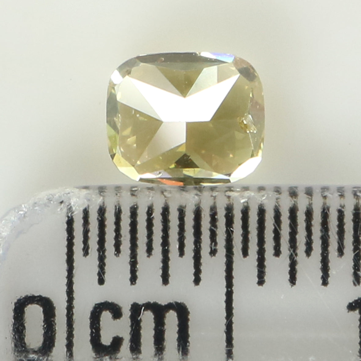 0.62 Ct Natural Loose Diamond, Cushion Diamond, Brown Diamond, Green Diamond, Antique Diamond, Rustic Diamond, Real Diamond L5728