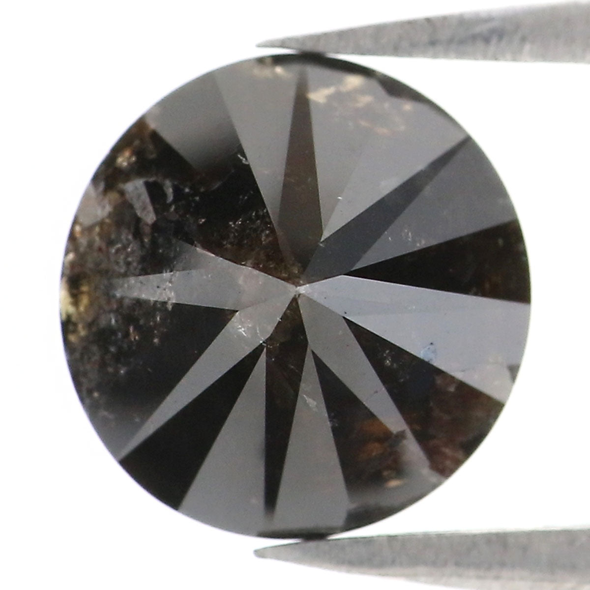 2.77 CT Natural Loose Round Shape Diamond Black Color Round Cut Diamond 8.50 MM Natural Black Diamond Round Brilliant Cut Diamond LQ8491