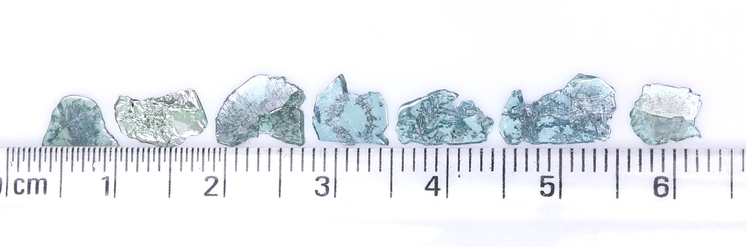 1.41 CT Natural Loose Slice Shape Diamond Blue Color Slice Cut Diamond 6.00 MM Natural Loose Blue Diamond Slice Irregular Cut Diamond LQ9183