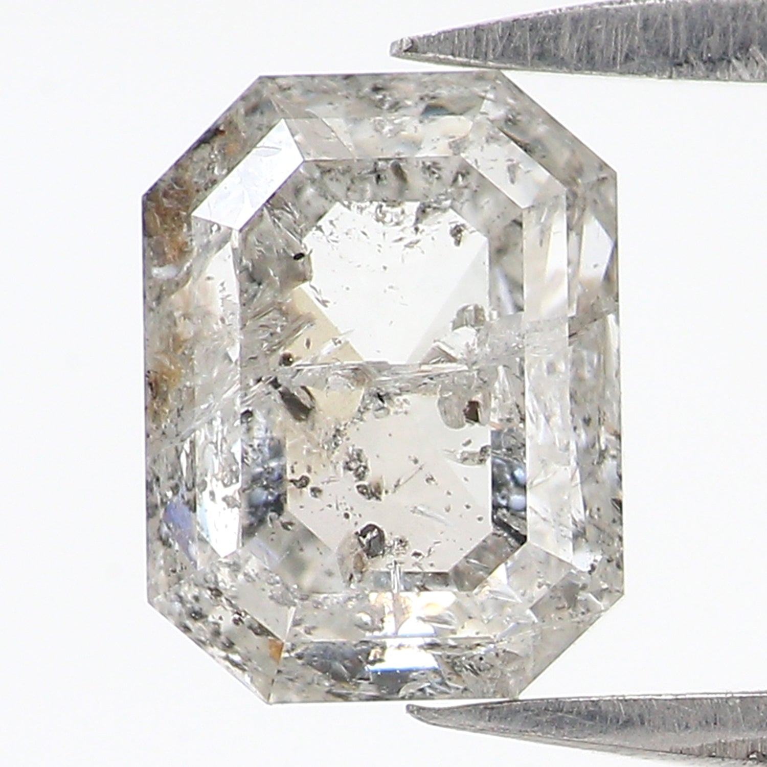 1.57 CT Natural Loose Emerald Shape Diamond White - G Color Emerald Cut Diamond 7.30 MM Natural Loose Emerald Shape Rose Cut Diamond QL2584