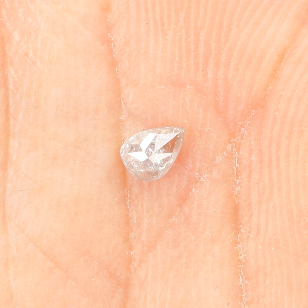 0.11 CT Natural Loose Diamond, Pear Diamond, Light Pink Diamond, Rustic Diamond, Pear Cut Diamond, Fancy Color Diamond L5147