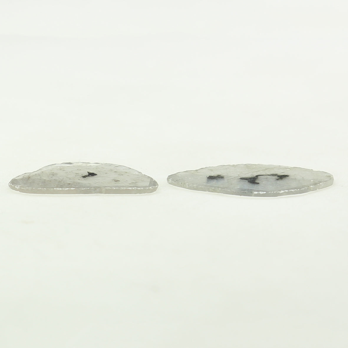 1.11 CT Natural Loose Slice Shape Diamond Grey Color Slice Cut Diamond 10.50 MM Natural Loose Grey Color Slice Irregular Cut Diamond LQ9837