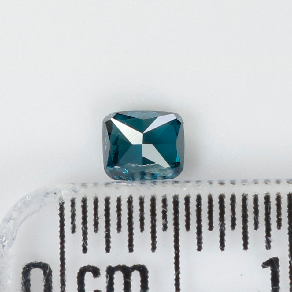 0.22 CT Natural Loose Cushion Shape Diamond Blue Color Cushion Cut Diamond 3.60 MM Natural Blue Color Cushion Brilliant Cut Diamond LQ5607