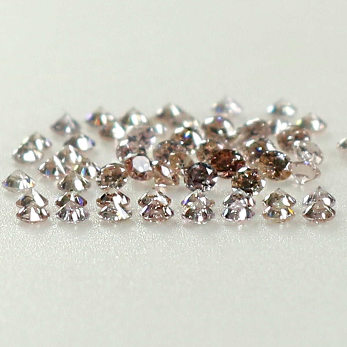 0.41 Ct Natural Loose Round Shape Diamond Pink Color Round Cut Diamond 1.15 MM Natural Loose Pink Color Round Brilliant Cut Diamond LQ818