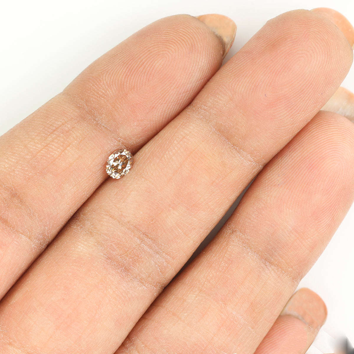 0.24 CT Natural Loose Oval Shape Diamond Brown Color Oval Cut Diamond 4.30 MM Natural Loose Brown Color Oval Brilliant Cut Diamond KQ2313