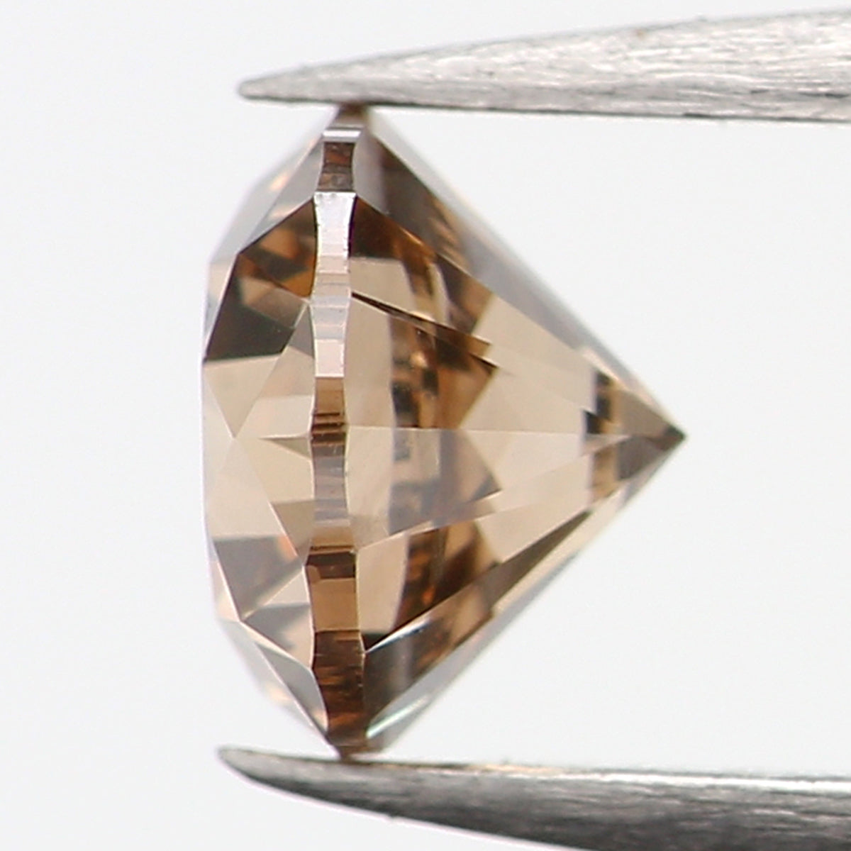 0.32 Ct Natural Loose Round Shape Diamond Brown Color Round Diamond 4.15 MM Natural Loose Brown Diamond Round Brilliant Cut Diamond LQB839
