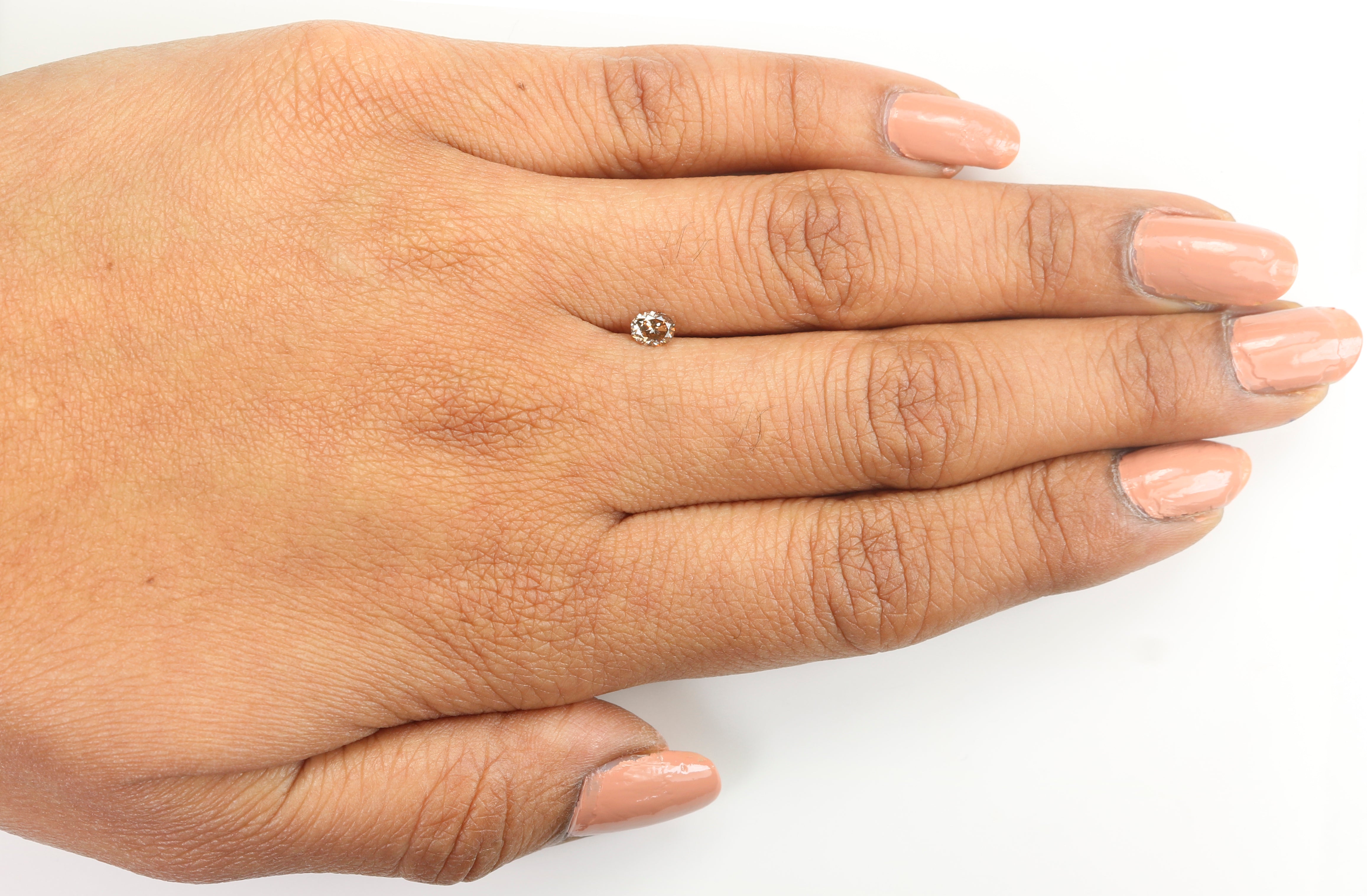 0.24 CT Natural Loose Oval Shape Diamond Brown Color Oval Cut Diamond 4.30 MM Natural Loose Brown Color Oval Brilliant Cut Diamond KQ2313