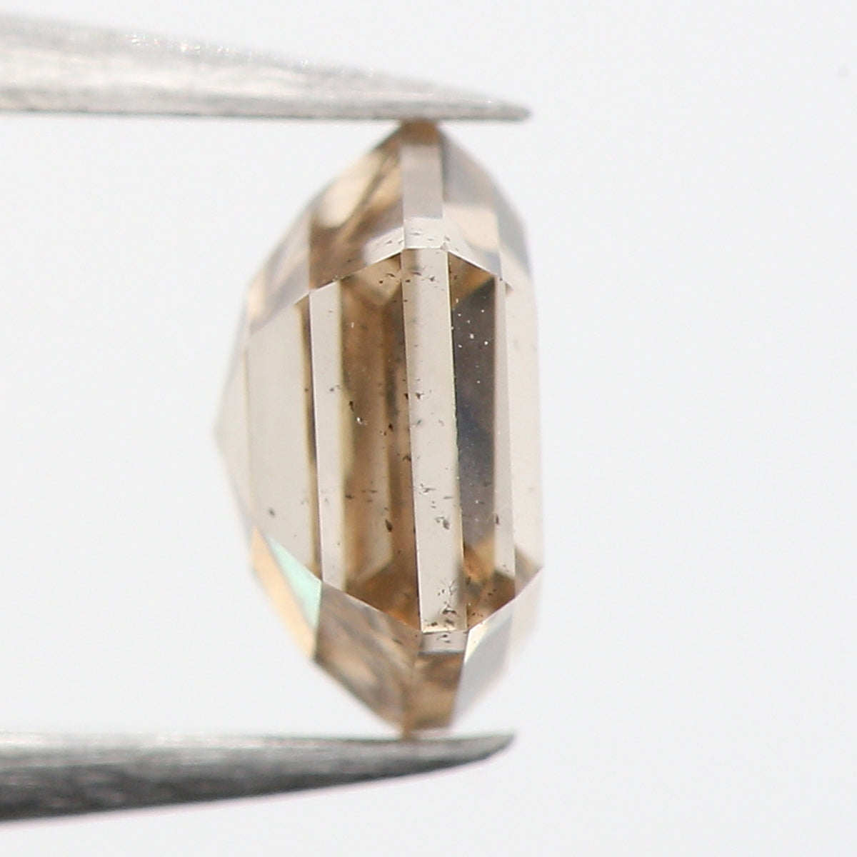 0.34 Ct Natural Loose Diamond, Hexagon Diamond, Brown Diamond, Polished Diamond, Rustic Diamond, Rose Cut Diamond, KR2322