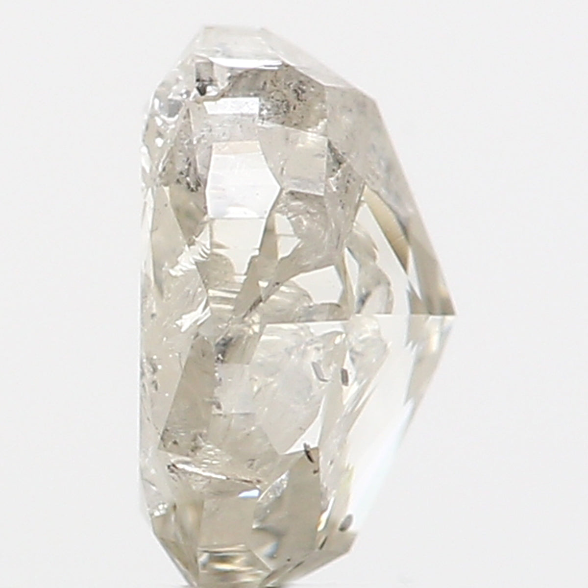 0.57 Ct Natural Loose Oval Shape Diamond Grey Color Oval Cut Diamond 5.50 MM Natural Loose Diamond Grey Oval Brilliant Cut Diamond QL5971