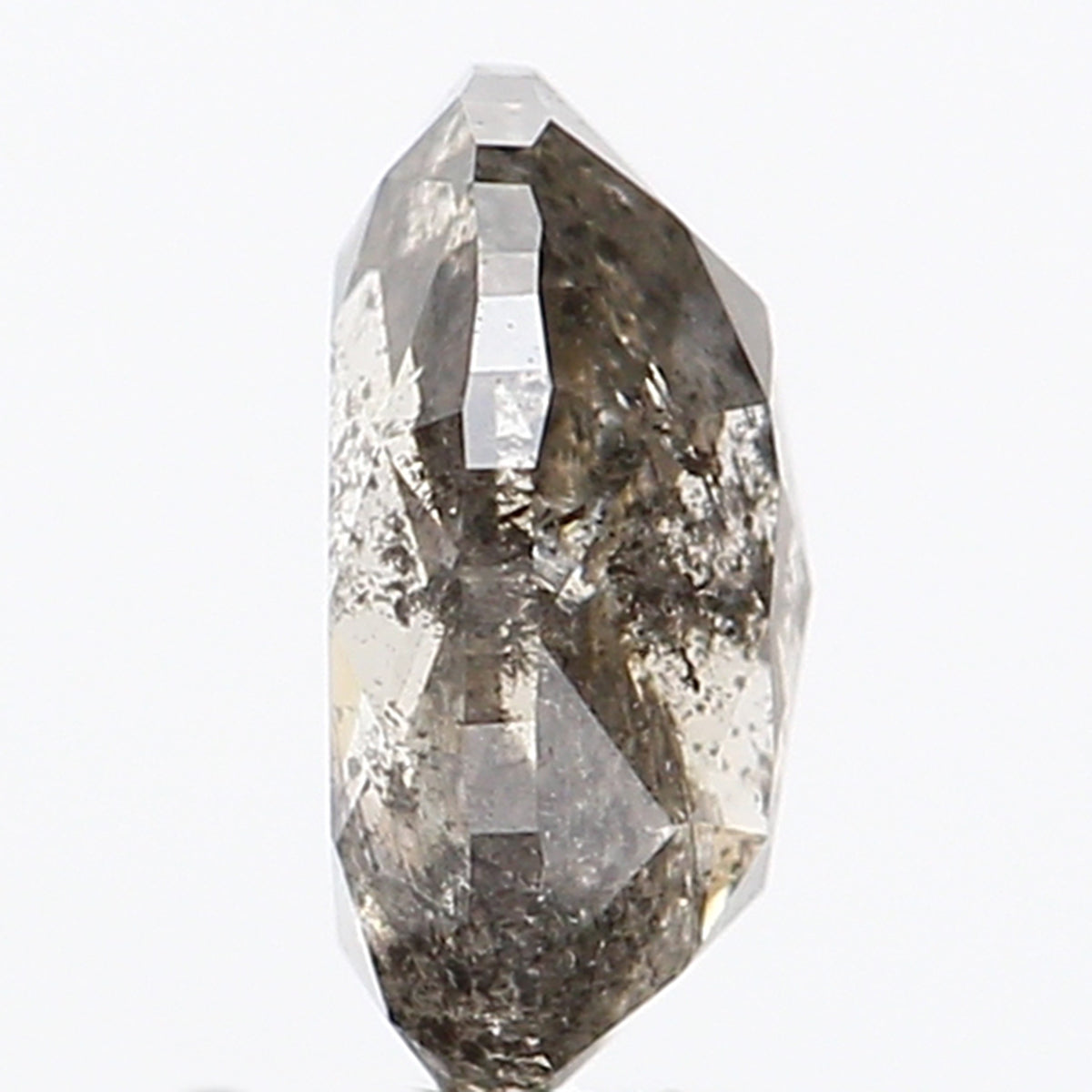 0.47 Ct Natural Loose Diamond, Oval Diamond, Black Diamond, Grey Diamond, Salt and Pepper Diamond, Antique Diamond, Real Diamond KDL366