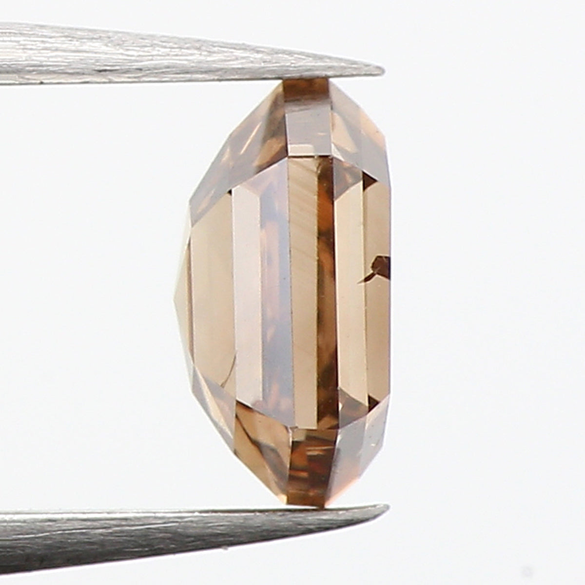 0.67 CT Natural Loose Hexagon Shape Diamond Brown Color Hexagon Cut Diamond 5.70 MM Natural Hexagon Shape Rose Cut Brown Color Diamond QL658
