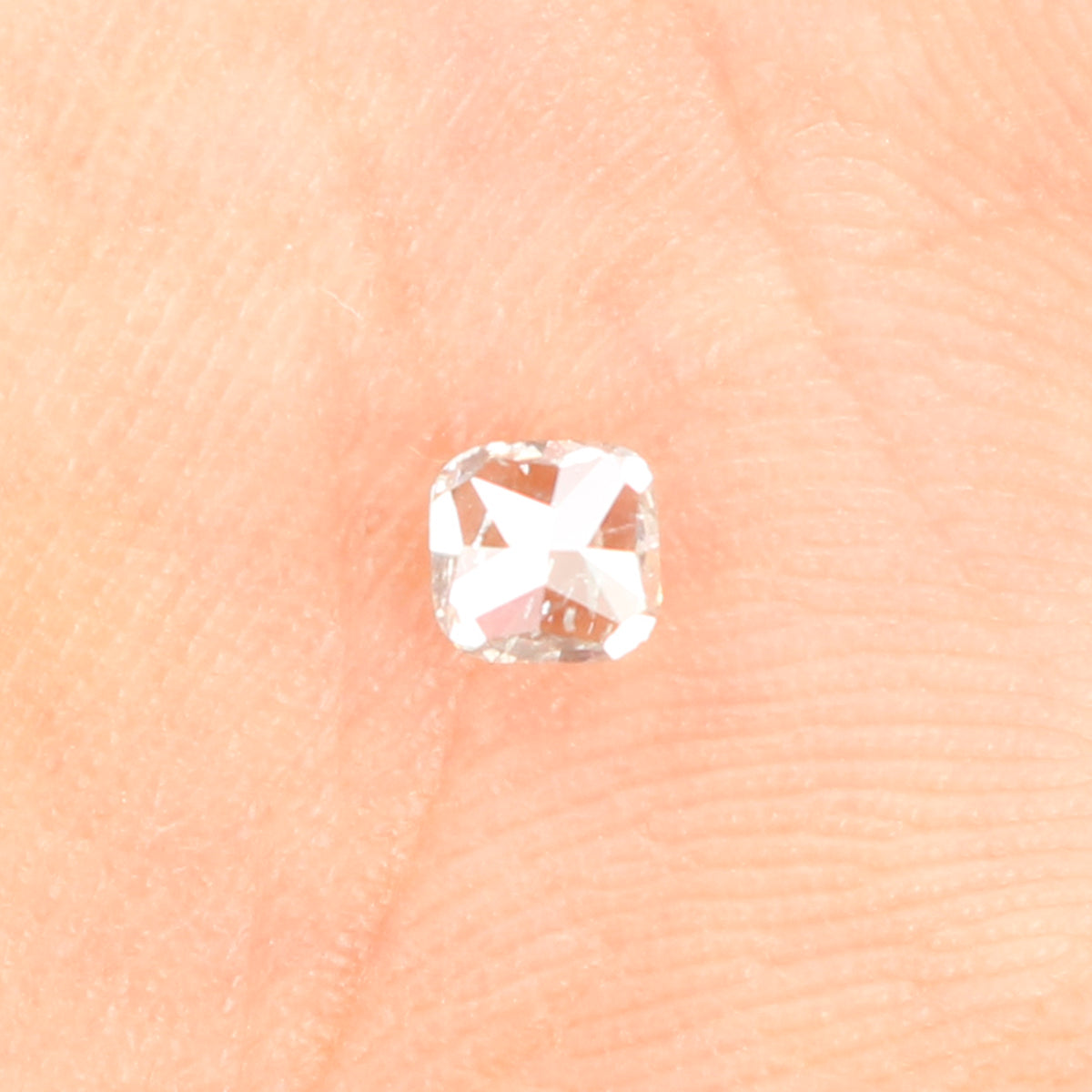 0.15 Ct Natural Loose Diamond, Cushion Diamond, Brown Diamond, Polished Diamond, Real Diamond, Rustic Diamond, Antique Diamond L5477