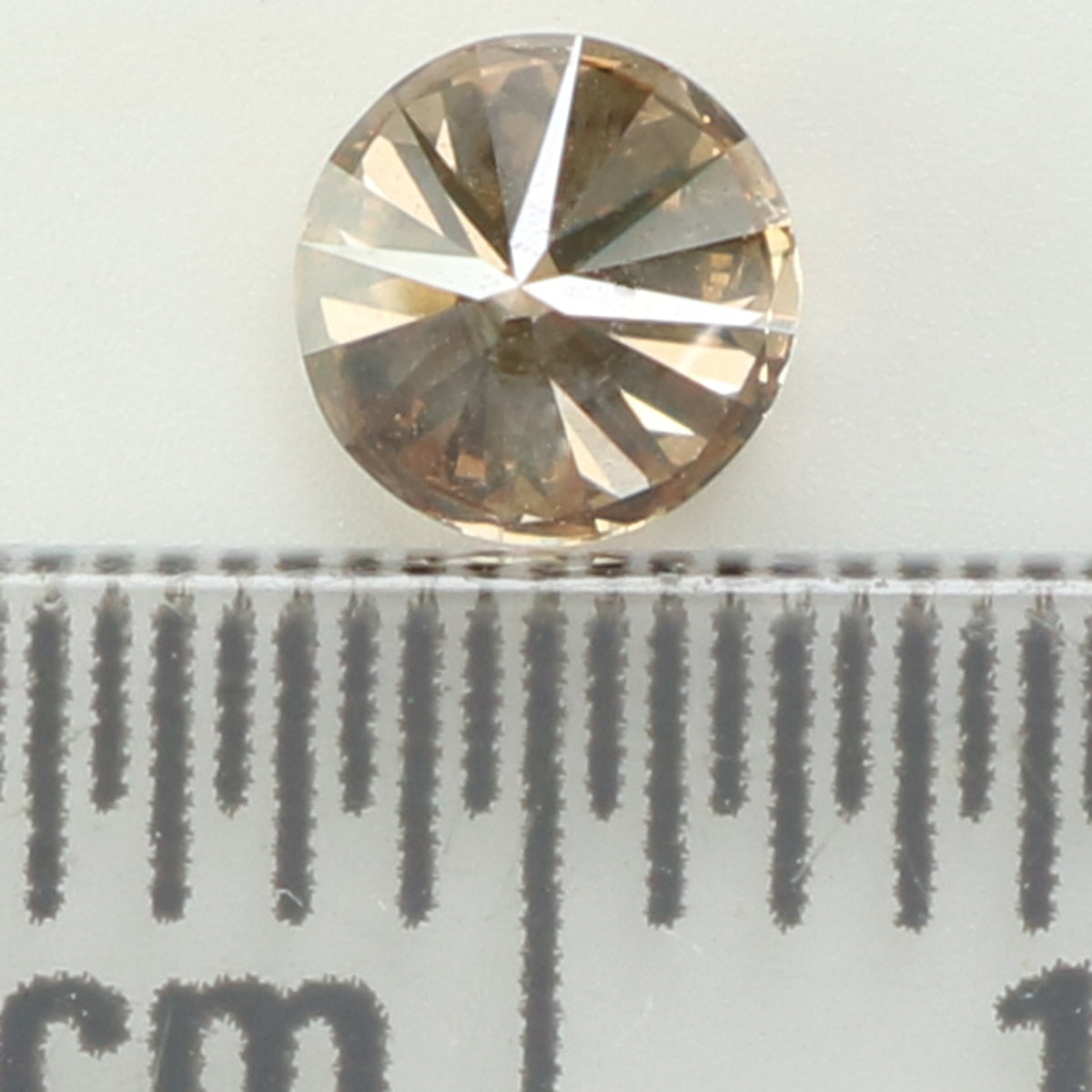 0.32 Ct Natural Loose Diamond, Brown Diamond, Round Diamond, Round Brilliant Cut Diamond, Sparkling Diamond, Rustic Diamond, L839