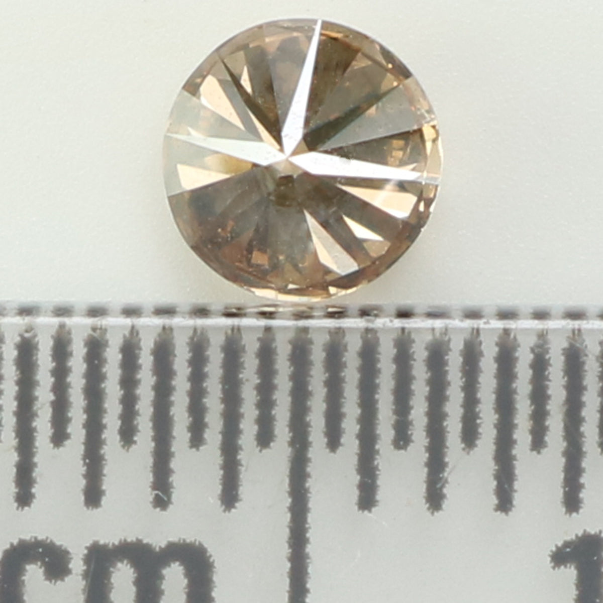 0.32 Ct Natural Loose Round Shape Diamond Brown Color Round Diamond 4.15 MM Natural Loose Brown Diamond Round Brilliant Cut Diamond LQB839