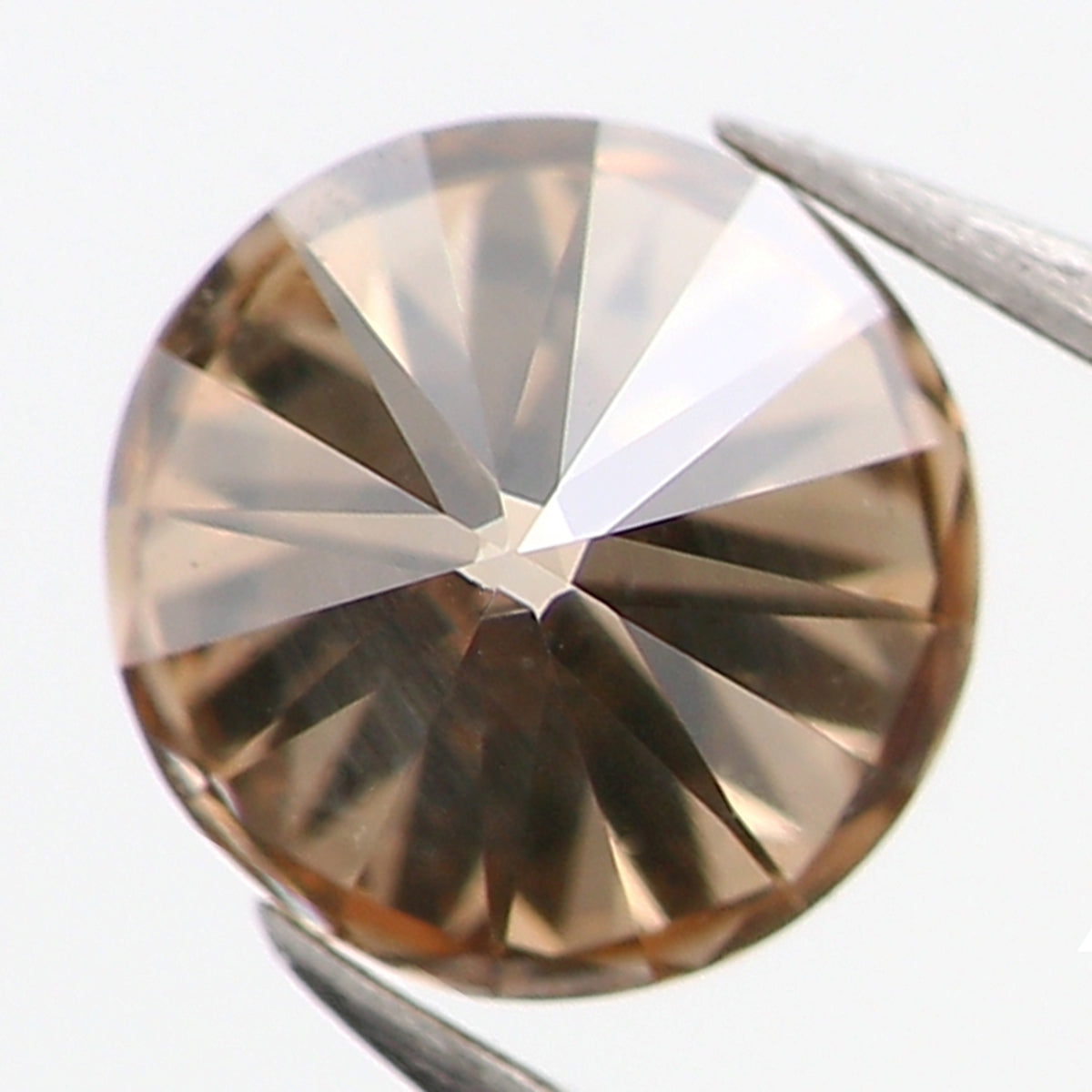 0.32 Ct Natural Loose Round Shape Diamond Brown Color Round Diamond 4.15 MM Natural Loose Brown Diamond Round Brilliant Cut Diamond LQB839