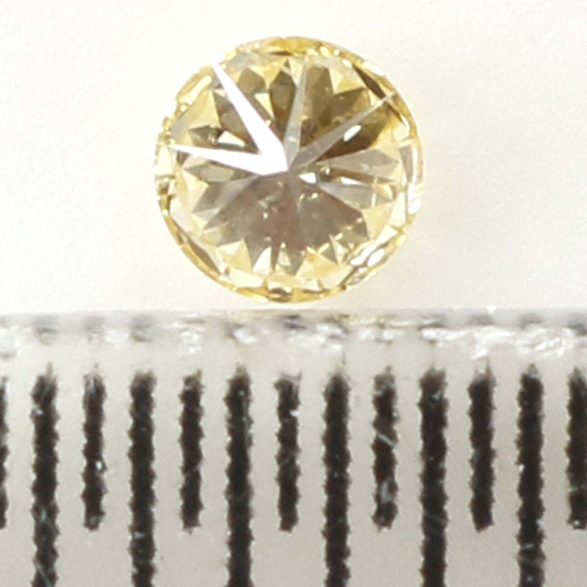 0.08 Ct Natural Loose Diamond, Orange Diamond, Yellow Diamond, Round Diamond, Round Brilliant Cut, Sparkling Diamond, Rustic Diamond L5154