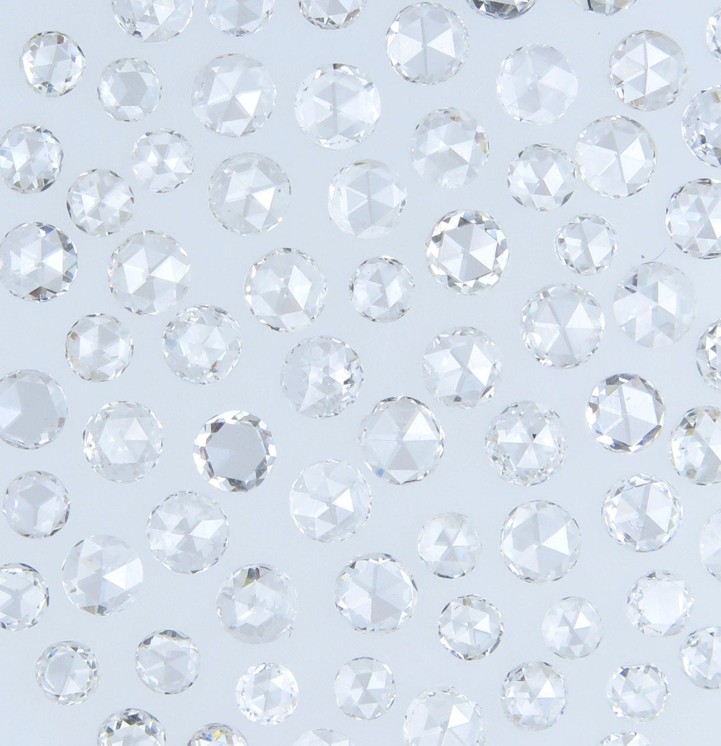 Natural Loose Diamond Old Rose Cut White Color SI1 Clarity 5.00 MM 1 Pcs Q122