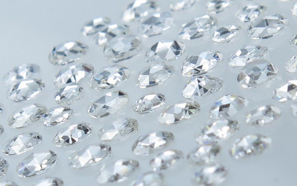 Natural Loose Diamond Old Rose Cut White Color SI1 Clarity 5.00 MM 1 Pcs Q122