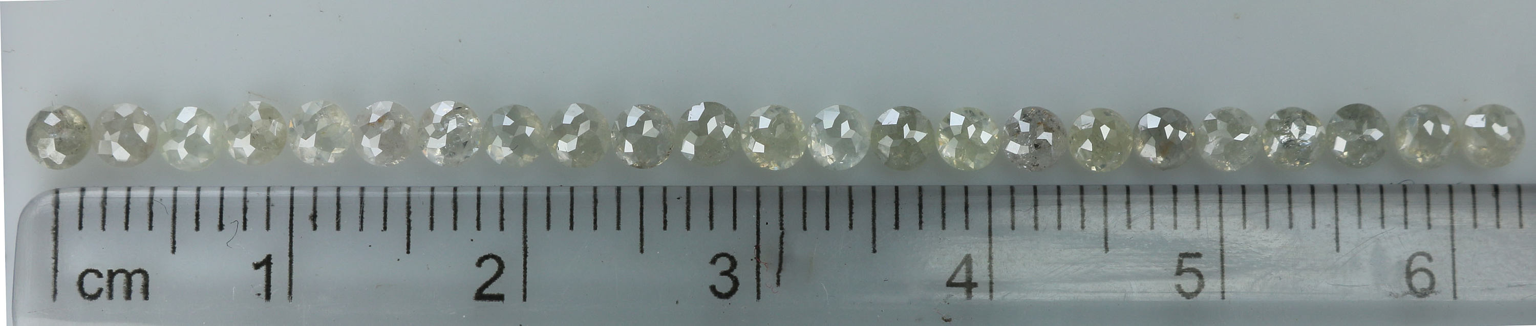 2.56 CT Natural Loose Round Rose Cut Diamond Grey Color Round Shape Diamond 2.70 MM Natural Loose Grey Color Round Rose Cut Diamond LQ5127