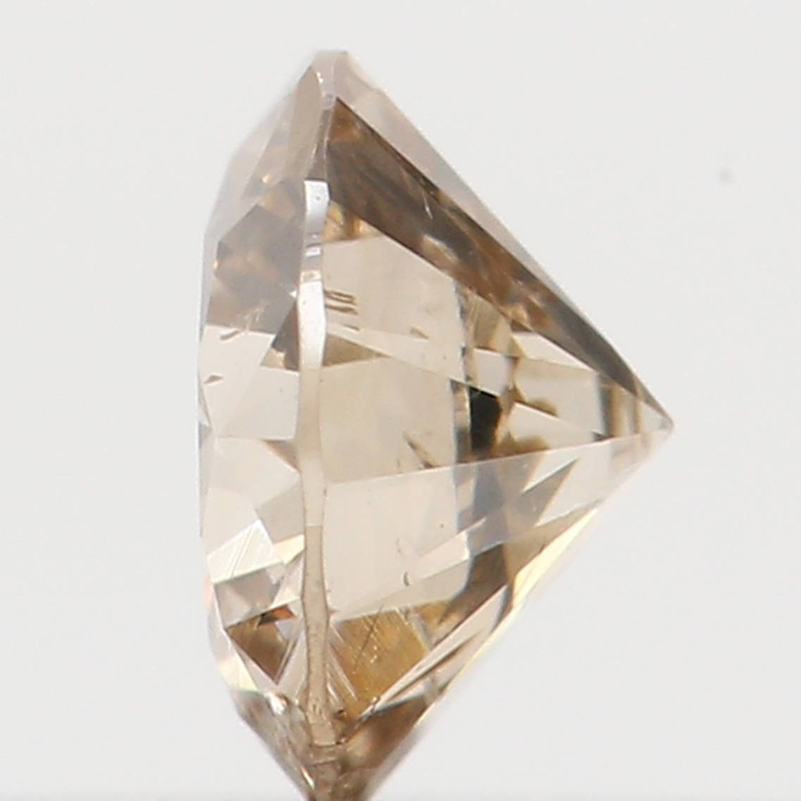 Natural Loose Diamond Round Brown Color I1 Clarity 3.80 MM 0.21 Ct L5939