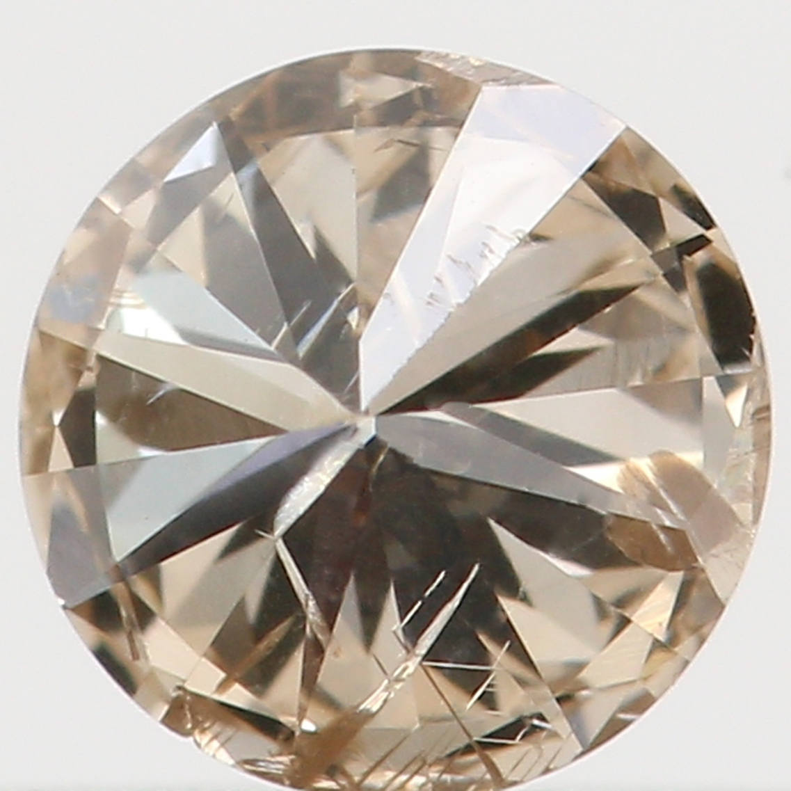 Natural Loose Diamond Round Brown Color I1 Clarity 3.80 MM 0.21 Ct L5939
