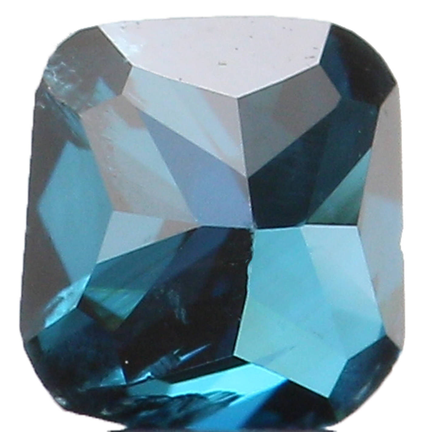 0.14 Ct Natural Loose Diamond, Cushion Diamond, Blue Diamond, Polished Diamond, Brilliant Cut Diamond, Rustic Diamond, Antique Diamond L4396