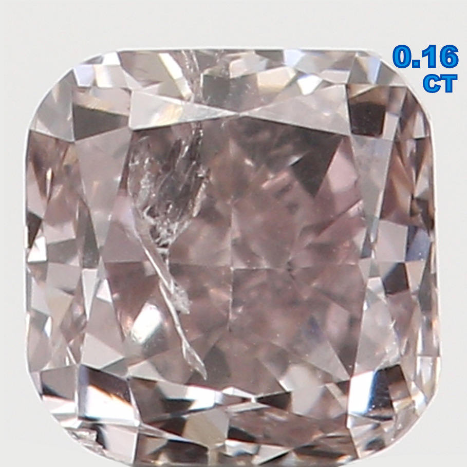 0.16 Ct Natural Loose Diamond, Cushion Diamond, Brown Diamond, Polished Diamond, Real Diamond, Rustic Diamond, Antique Diamond L4456