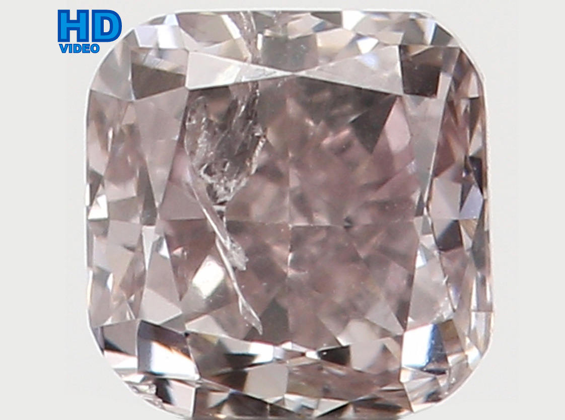 0.16 Ct Natural Loose Diamond, Cushion Diamond, Brown Diamond, Polished Diamond, Real Diamond, Rustic Diamond, Antique Diamond L4456