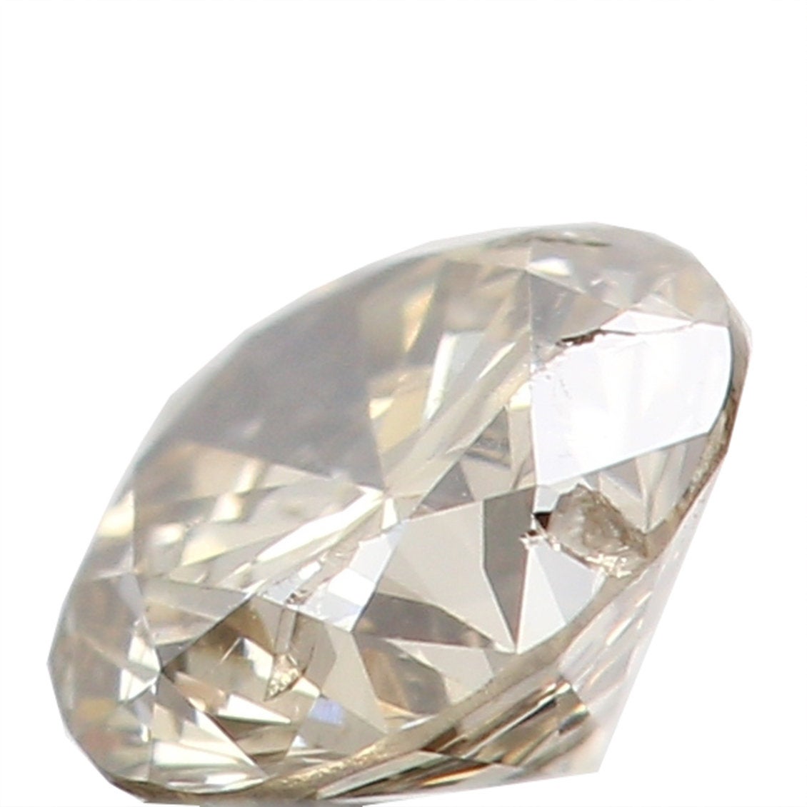 Natural Loose Diamond Round Brown Color I1 Clarity 3.60 MM 0.19 Ct L5442