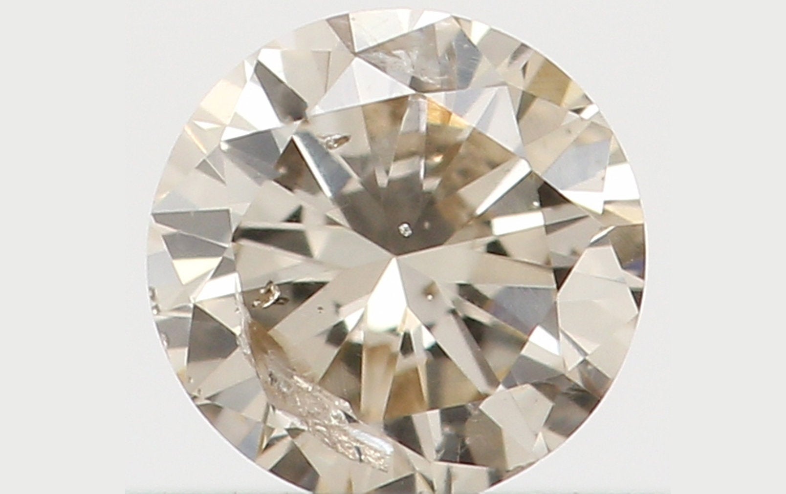 Natural Loose Diamond Round Brown Color I1 Clarity 3.30 MM 0.14 Ct L5473