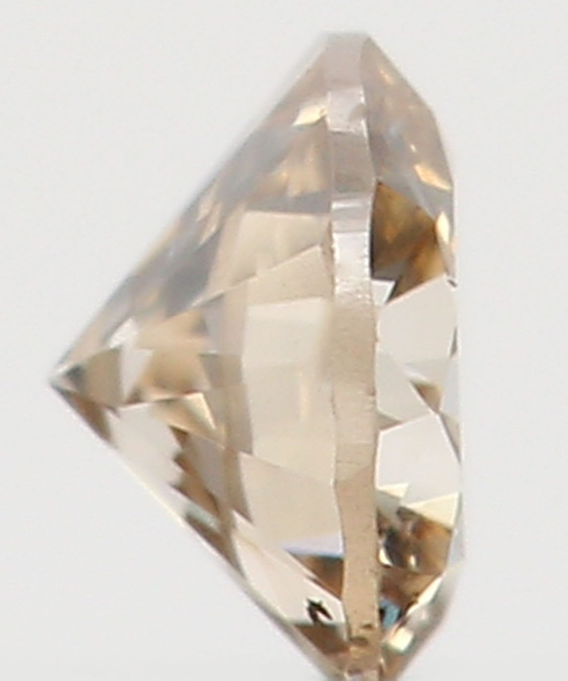 Natural Loose Diamond Round Brown Color SI1 Clarity 2.80 MM 0.09 Ct KR828