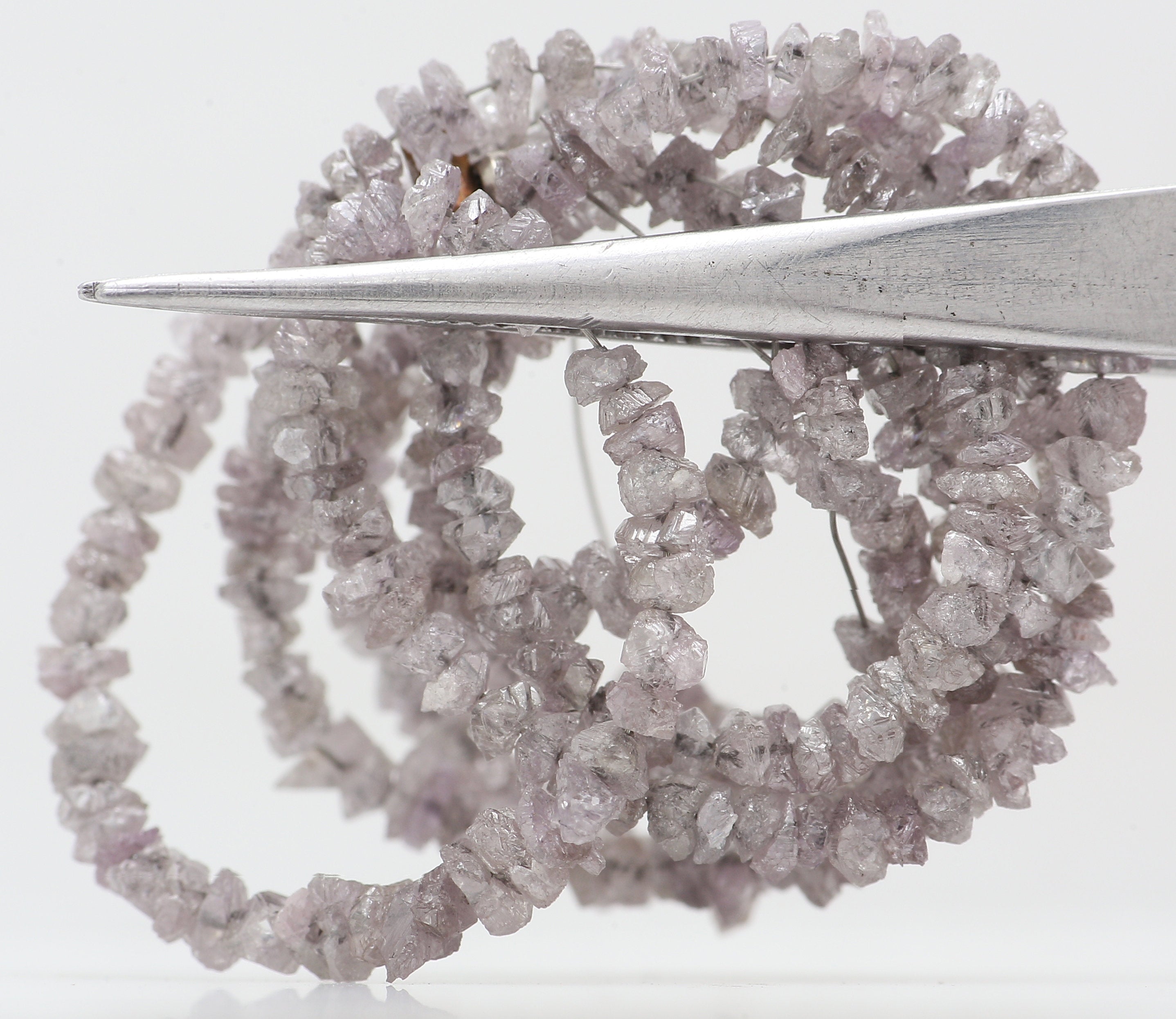 20.00 CT Natural Loose Rough Shape Diamond Brown Color Bead Diamond 1.90 MM Natural Loose Pink Diamond Rough Irregular Cut Diamond LQ6121