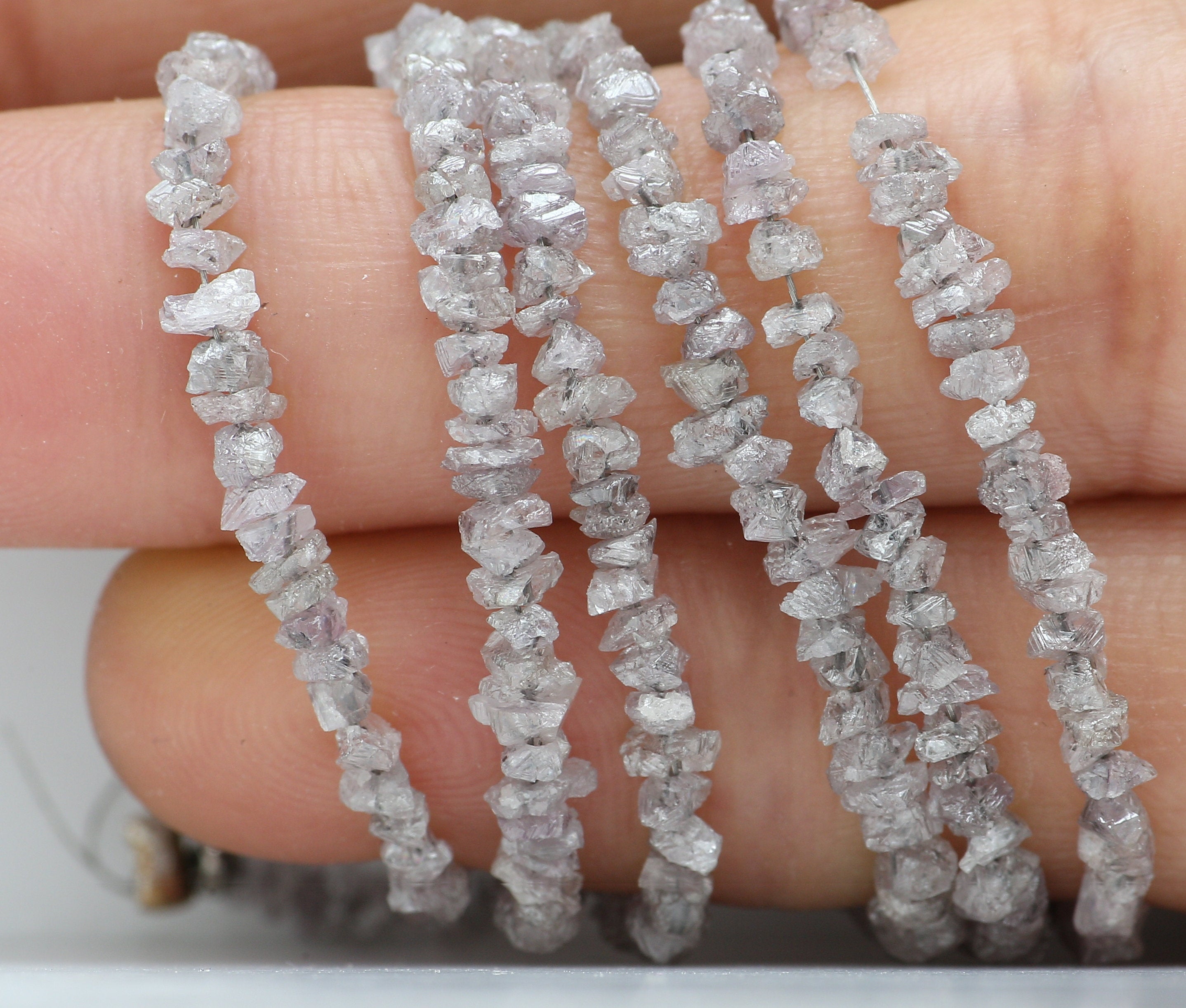 20.00 CT Natural Loose Rough Shape Diamond Brown Color Bead Diamond 1.90 MM Natural Loose Pink Diamond Rough Irregular Cut Diamond LQ6121