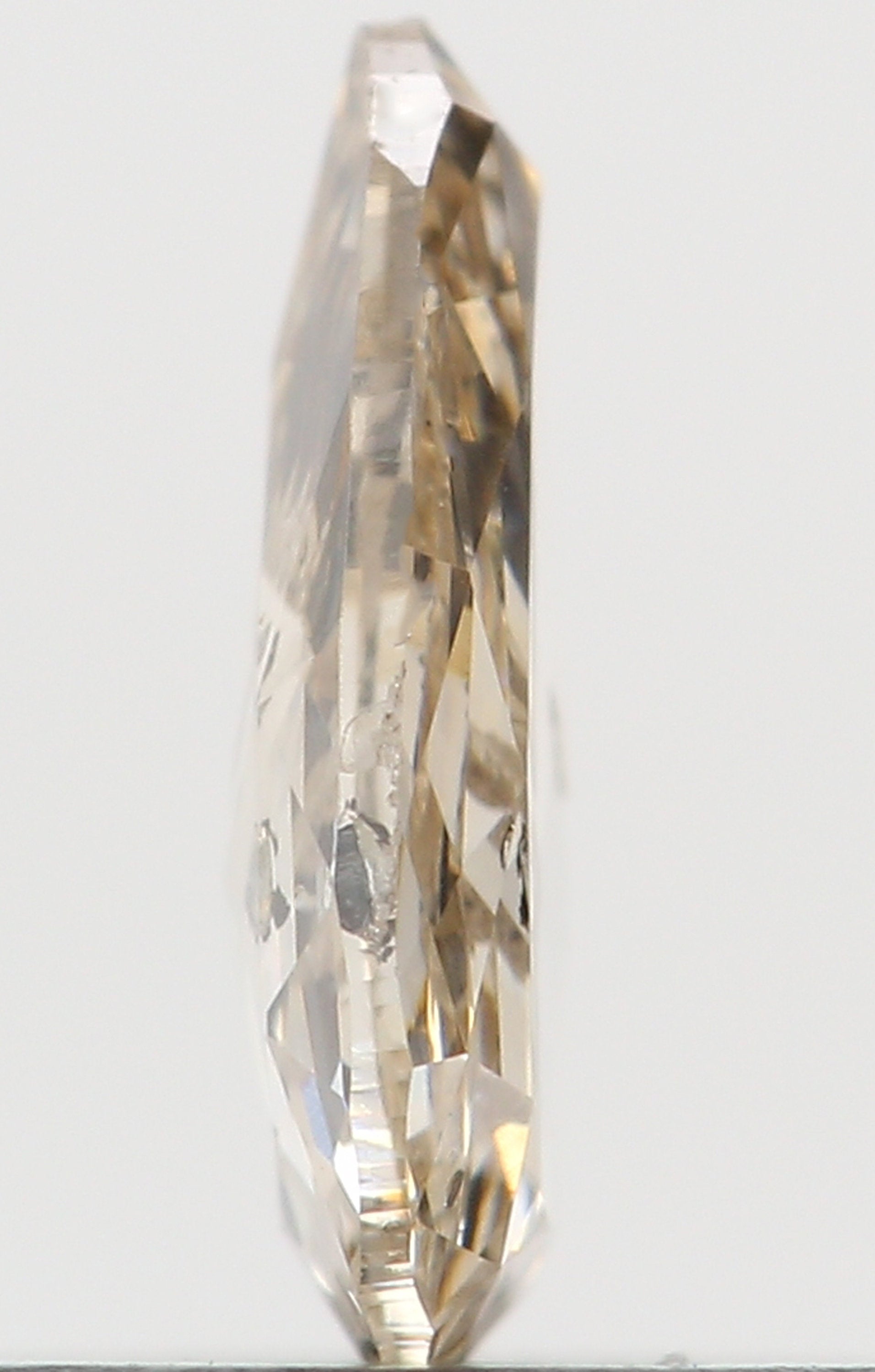 Natural Loose Diamond Pear Brown Color I1 Clarity 6.20 MM 0.30 Ct KR605